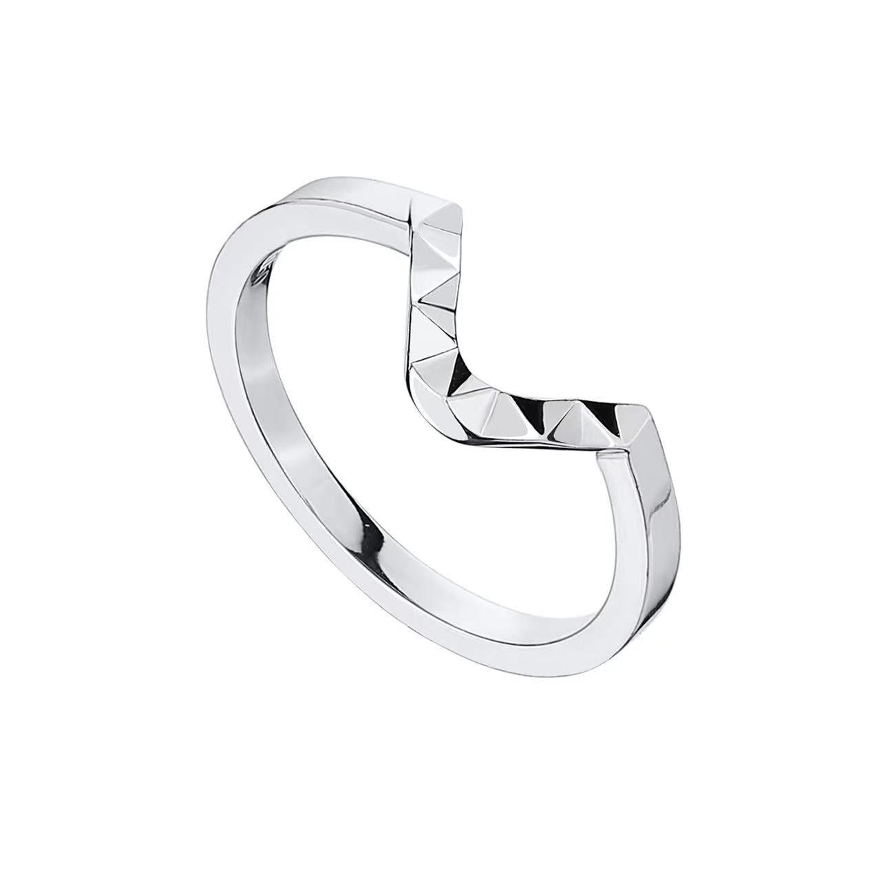 PUSOMILI V Magic Power Stacking Diamond Ring