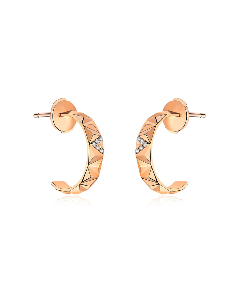 PUSOMILI V Hoop Earrings