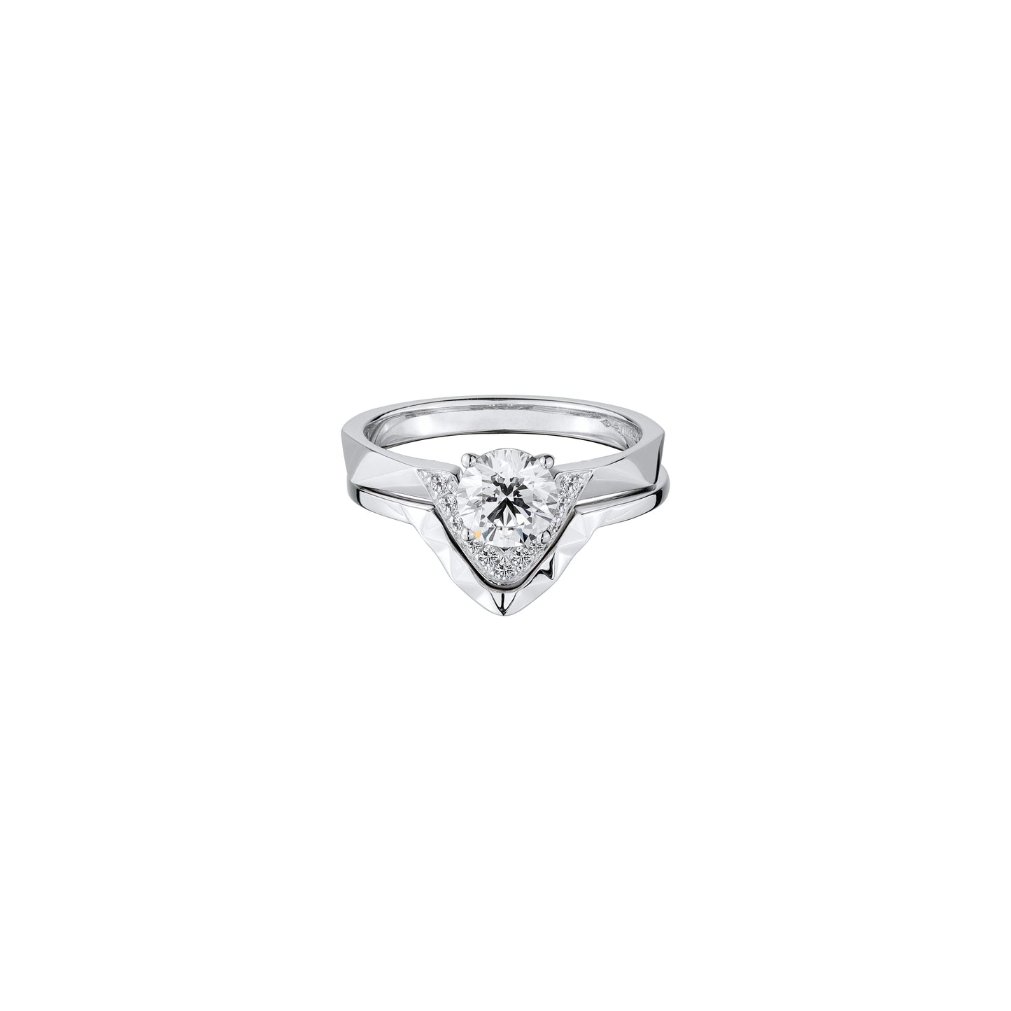 PUSOMILI V Magic Power Stacking Diamond Ring